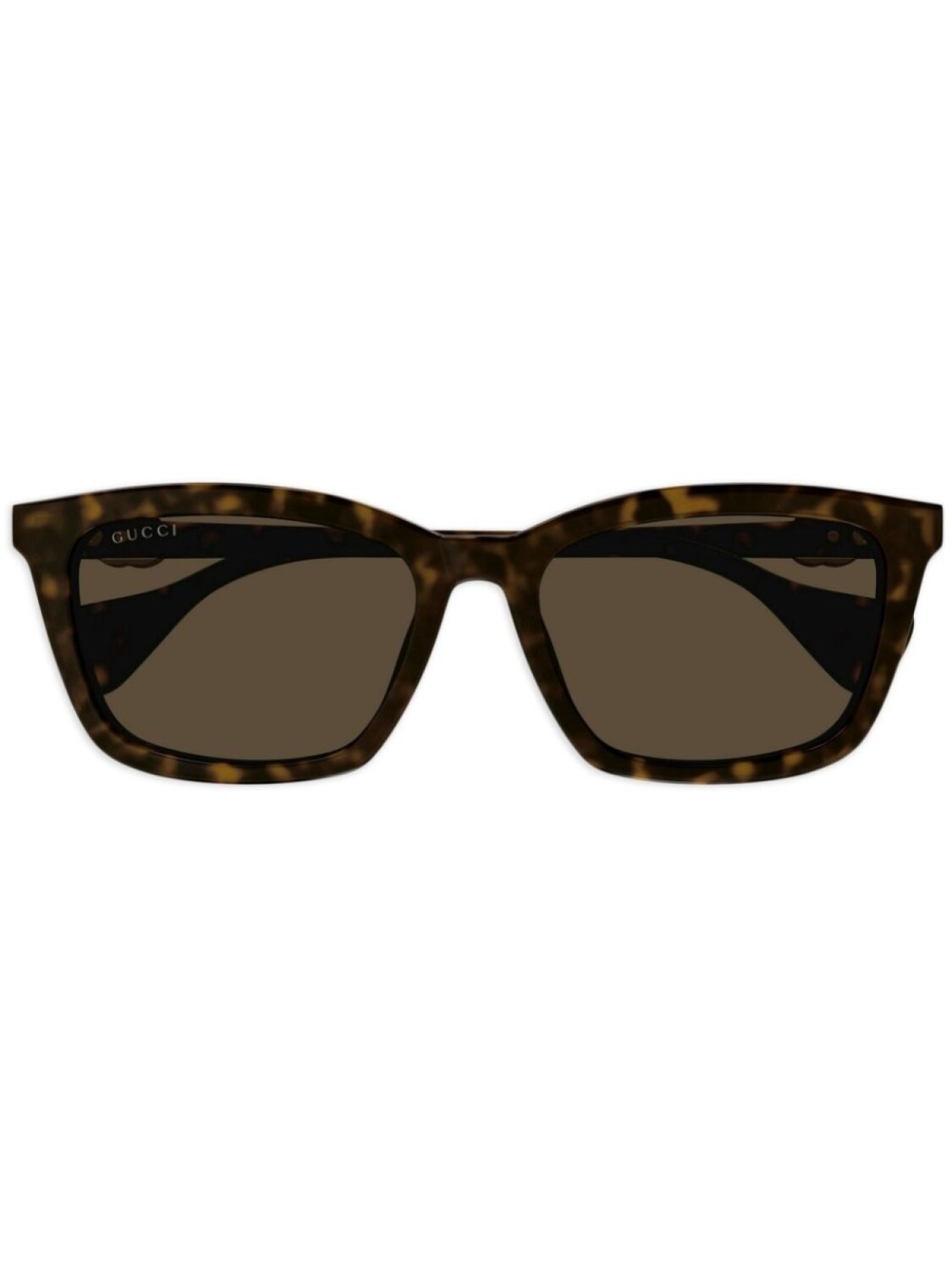 

Gucci Eyewear солнцезащитные очки с логотипом Double G, коричневый