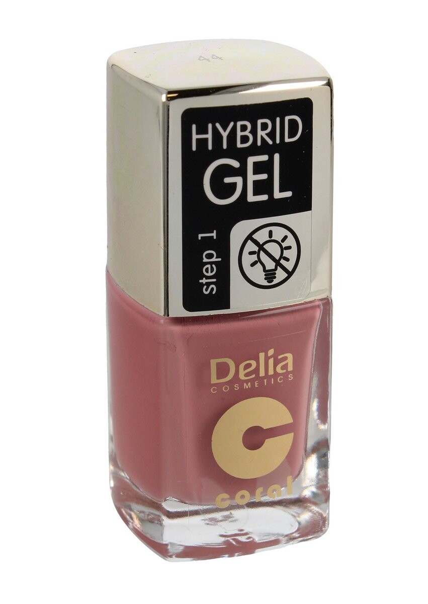 

Delia Cosmetics, Коралловый гибридный гель, эмаль для ногтей 44, 11 мл