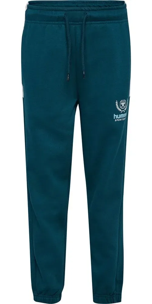 Спортивные штаны для детей, свободный крой, бренд Hummel, синий