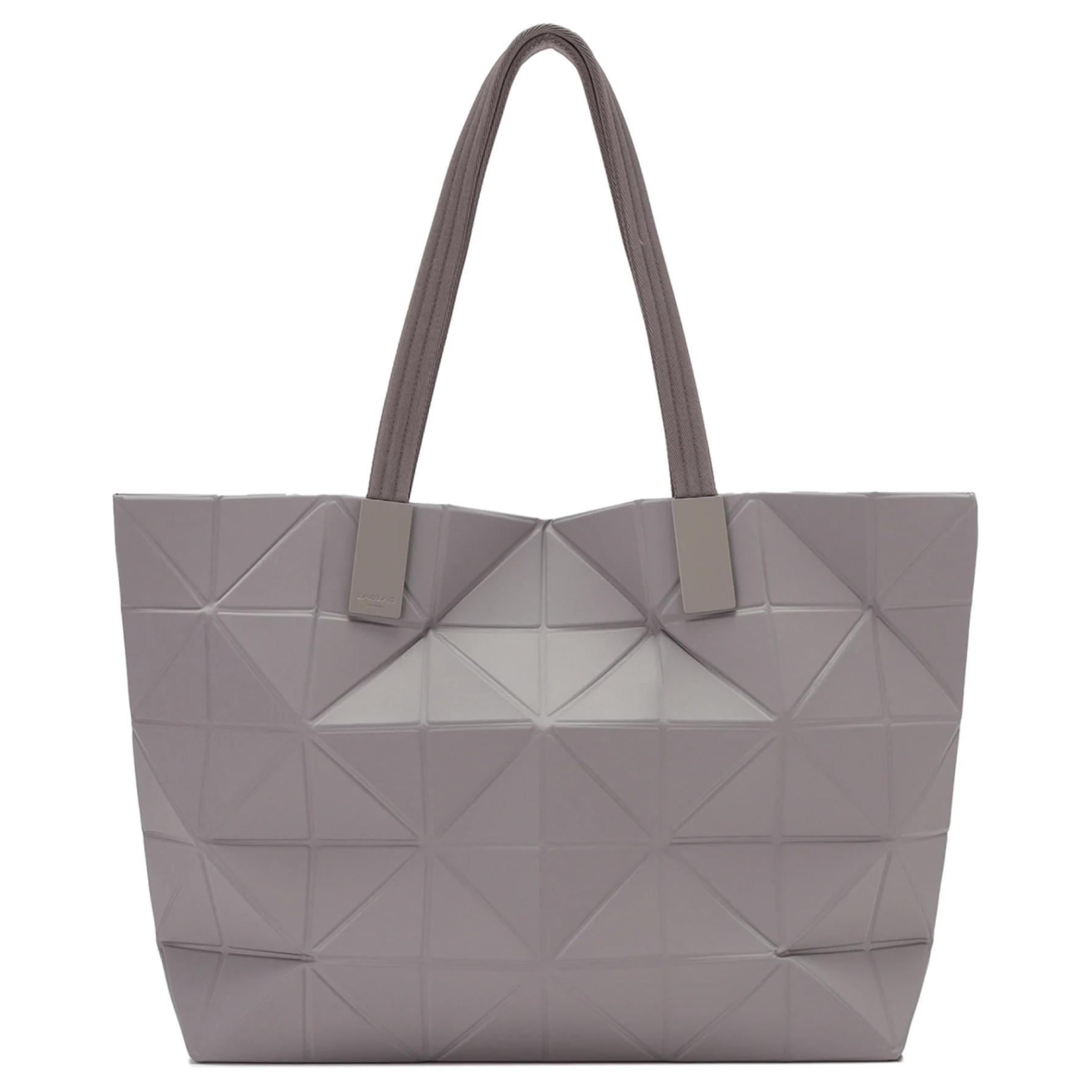 

Полиэстеровая сумка тоут, шоппер, сумка через плечо, большая унисекс сумка gray ISSEY MIYAKE