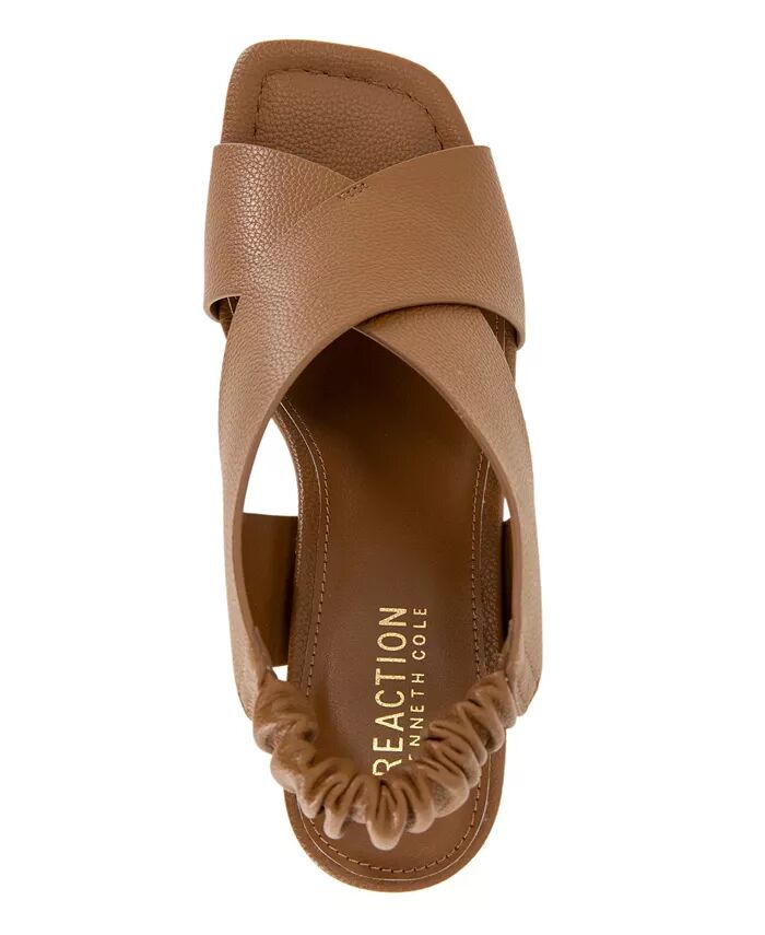 Женские сандалии Nancy Square Toe Kenneth Cole Reaction, коричневый/бежевый — фото 4
