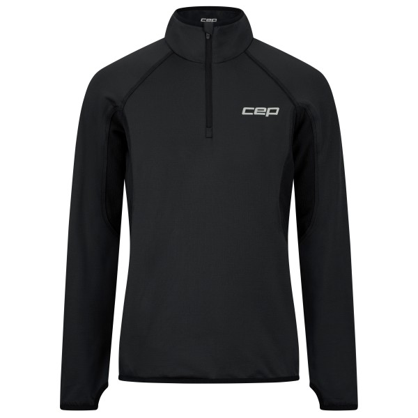 

Женская термофутболка Core Run с застежкой-молнией L/S - для бега Cep, черный