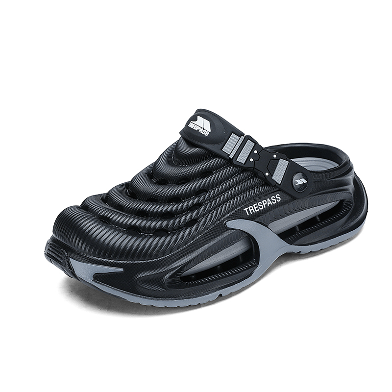 

TRESPASS Клоги мужские черно-серые, цвет Black Gray