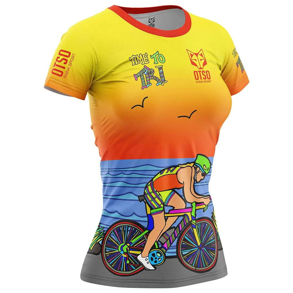 

Футболка Otso Time to Tri Bike, оранжевый