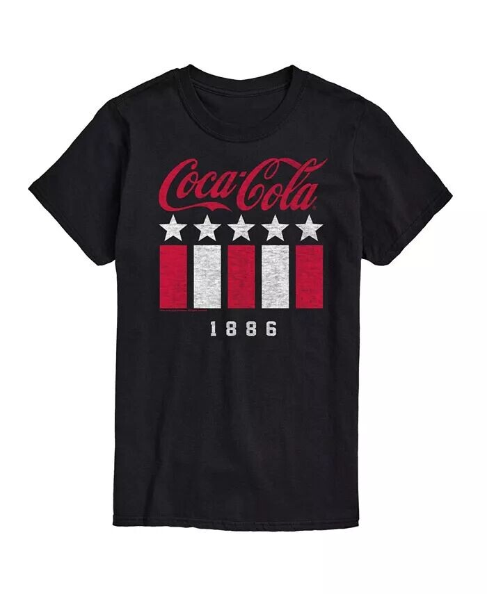 

Мужская футболка с коротким рукавом Hybrid Apparel Coca Cola Americana AIRWAVES, черный