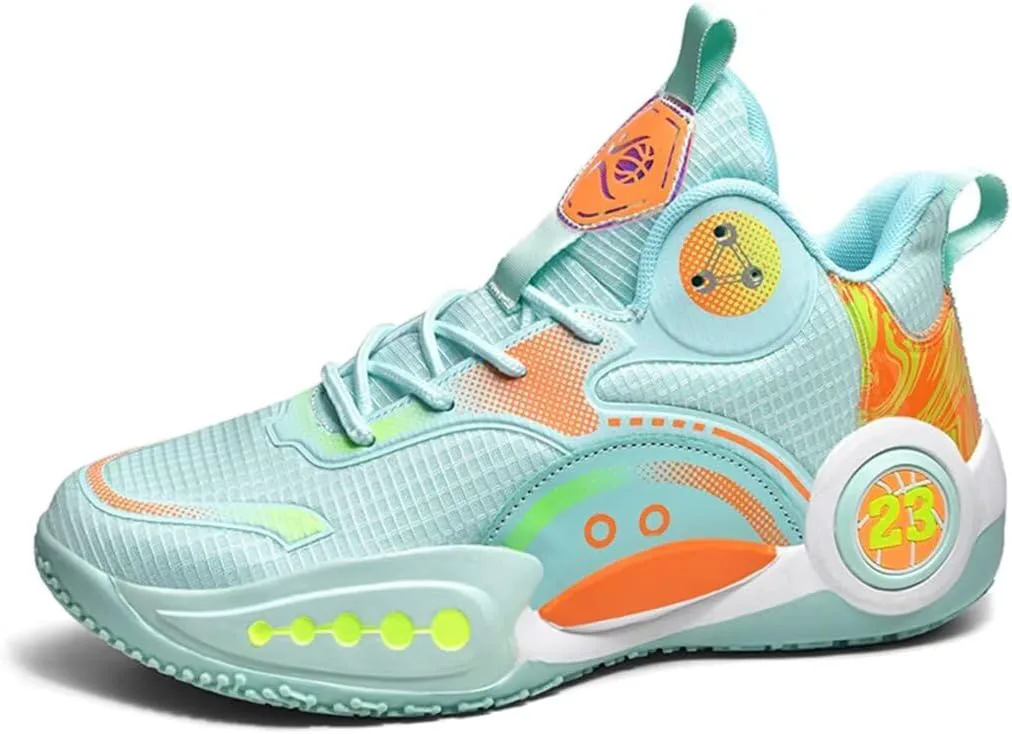 

Мужские баскетбольные кроссовки для женщин, высокие, для уличного стритбола, дышащие, с противоскользящей подошвой, модные беговые кроссовки Purfitall, синий