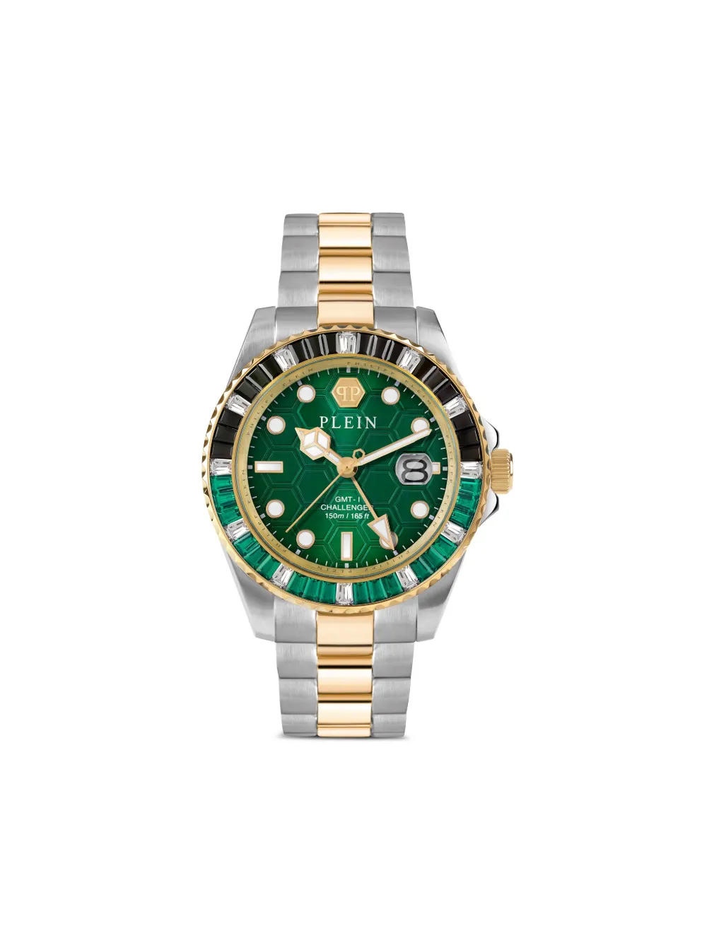 

Наручные часы GMT-I Challenger Baguettes 44 мм Philipp Plein, зеленый