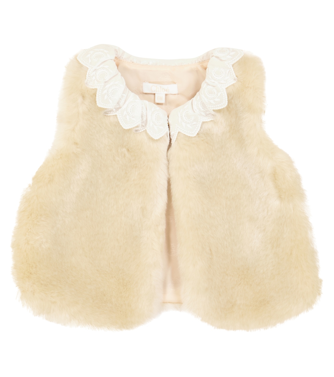 

Детский жилет из искусственного меха Chloé Kids, Stone
