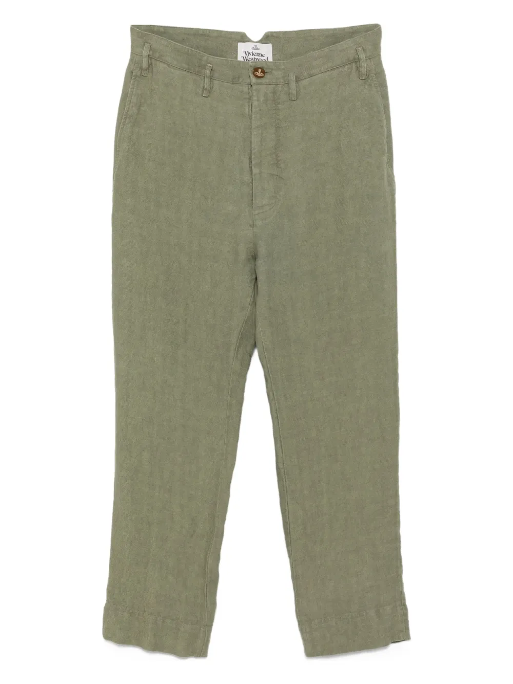

Льняные брюки Vivienne Westwood, зеленый