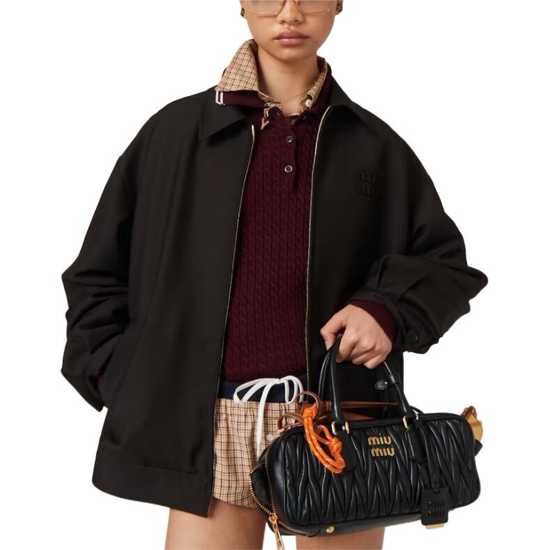 Повседневные шорты женские цвета хаки Miu Miu — фото 2