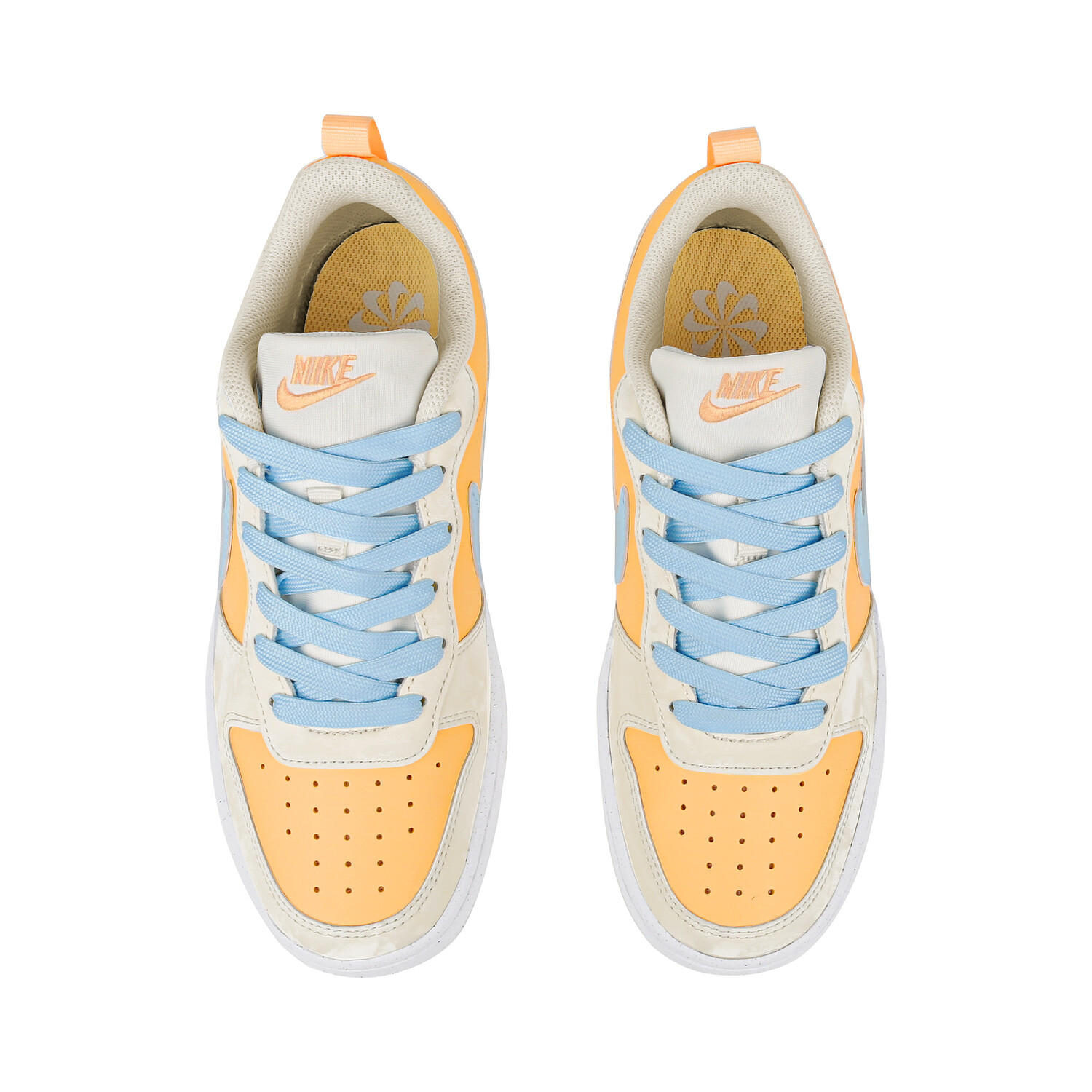 

Детские кроссовки для скейтбординга Court Borough GS Low-top оранжевые/синие Nike, цвет Orange