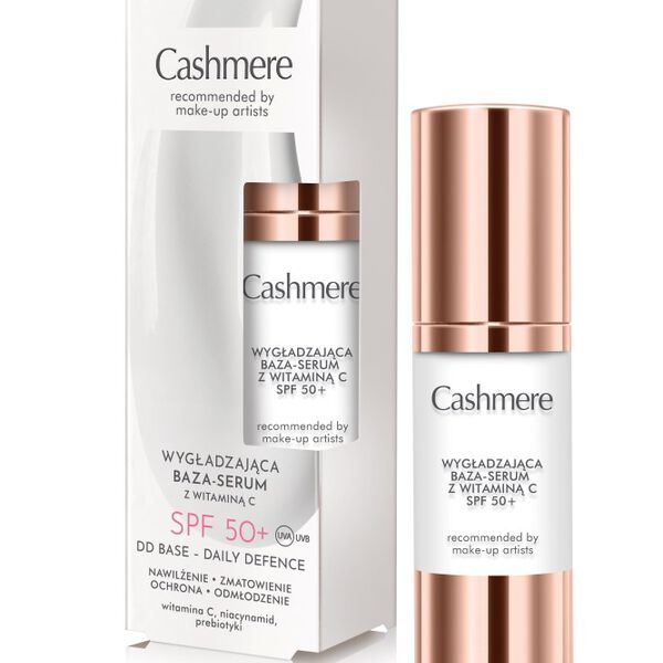 

Выравнивающая база-сыворотка под макияж с витамином С и spf50, 30 мл Cashmere Dd