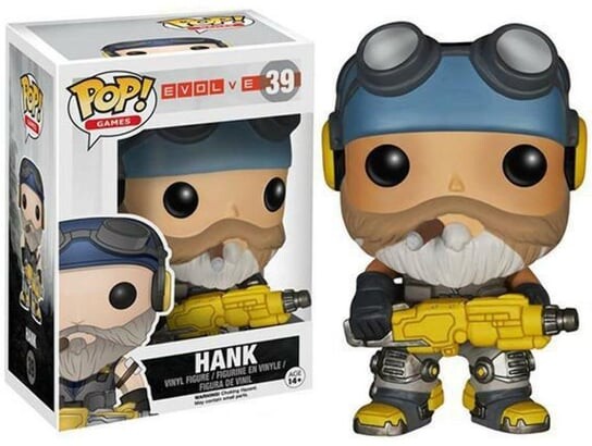 

Funko POP! Игры, коллекционная фигурка, Evolve, Хэнк, 39 лет, Серый, Funko POP! Игры, коллекционная фигурка, Evolve, Хэнк, 39 лет