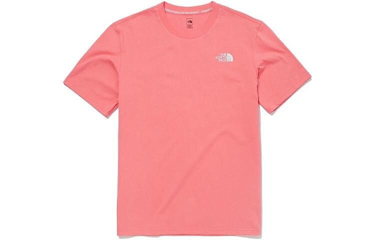 

Футболка унисекс розовая The North Face, розовый