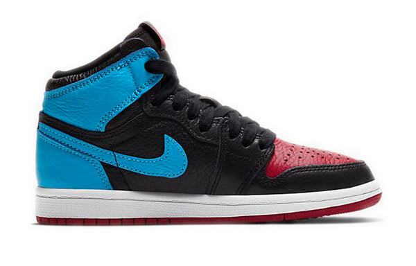 Кроссовки 1 ретро высокие og Air Jordan, черный — фото 2