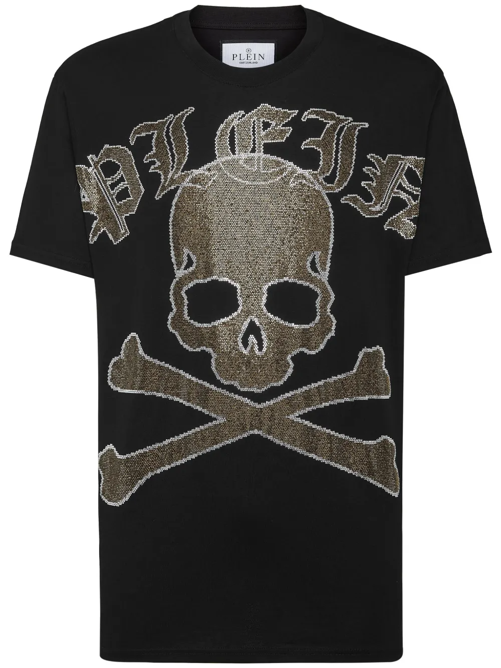 

Футболка Gothic Plein Strass Philipp Plein, черный