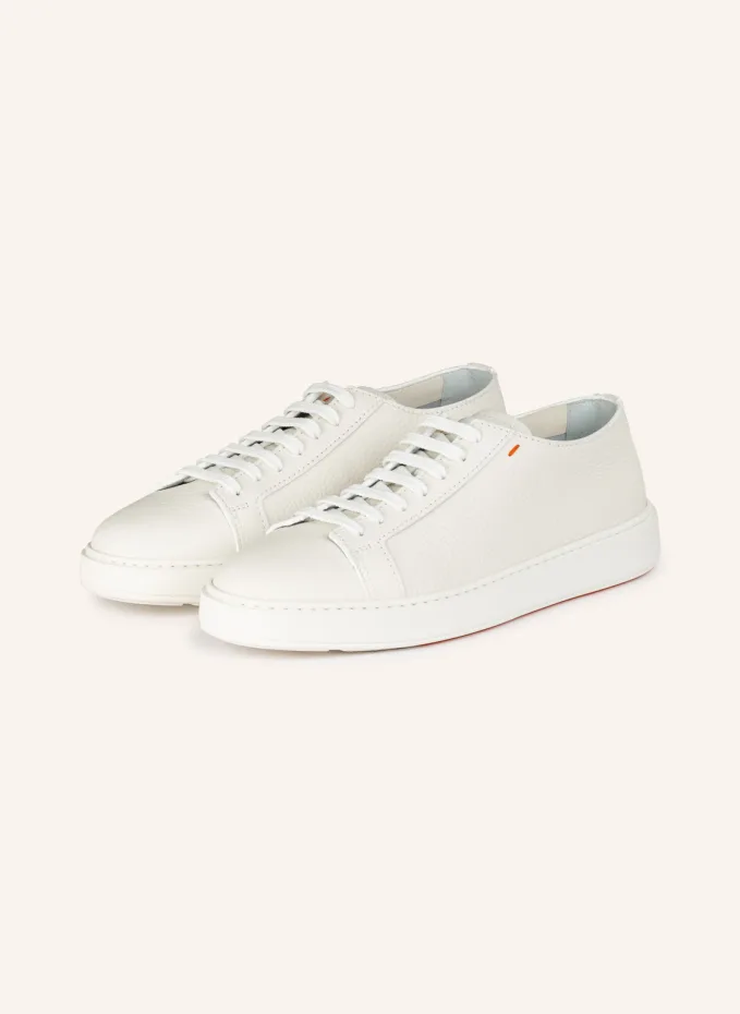 

Кроссовки clean icon Santoni, белый