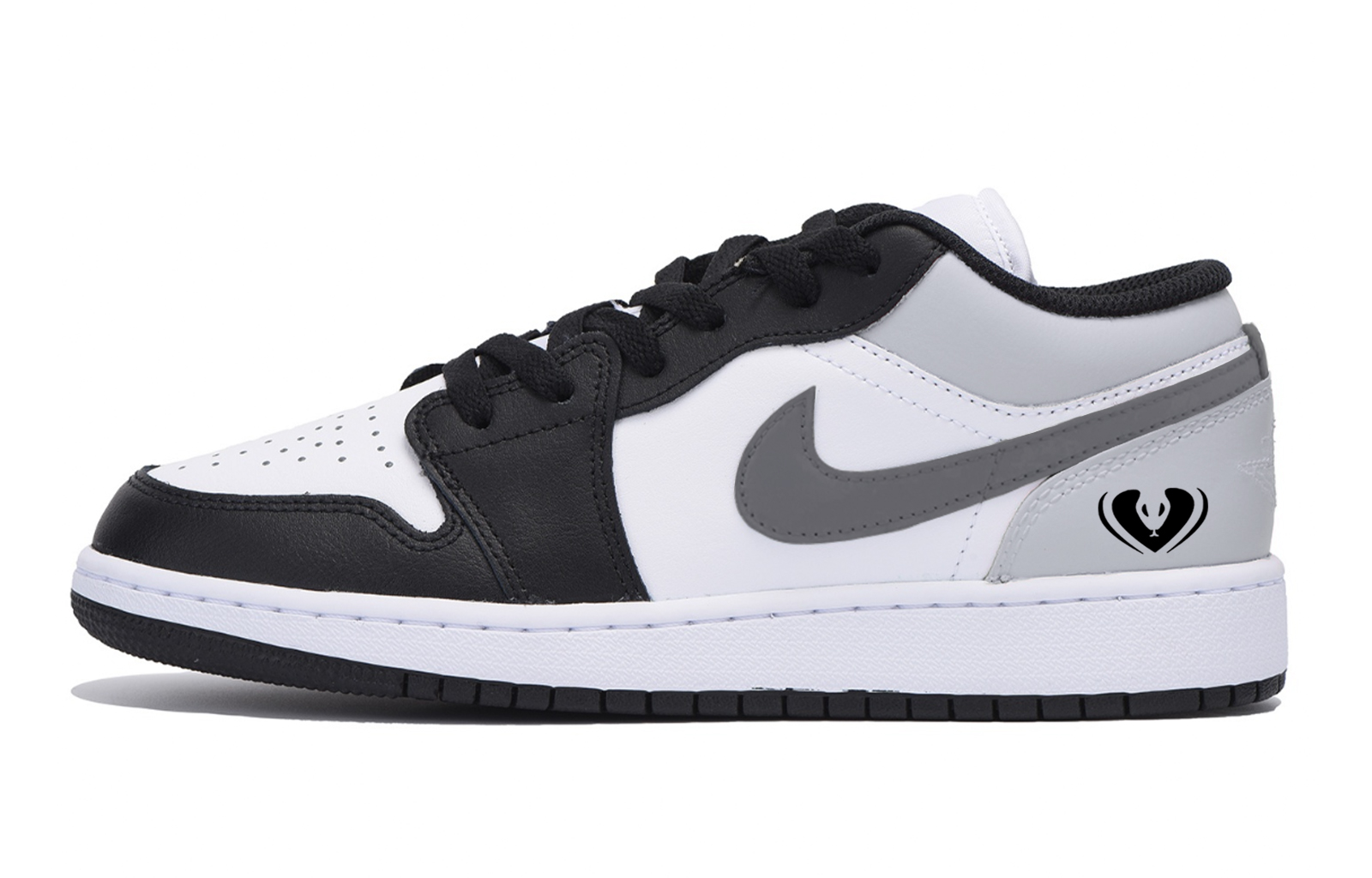 

Jordan Мужские баскетбольные кроссовки Air 1 Puppy Fragment Snake Year с низким верхом, износостойкие, черные