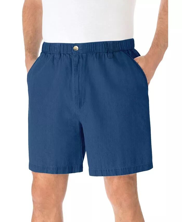 

Шорты без застежки Big & Tall 6 дюймов KingSize, синий