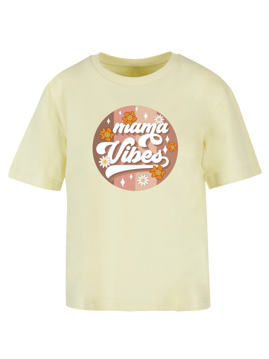 

Рубашка F4NT4STIC Mothers Day Mama Vibes Vintage Inspired Motherhood, желтый