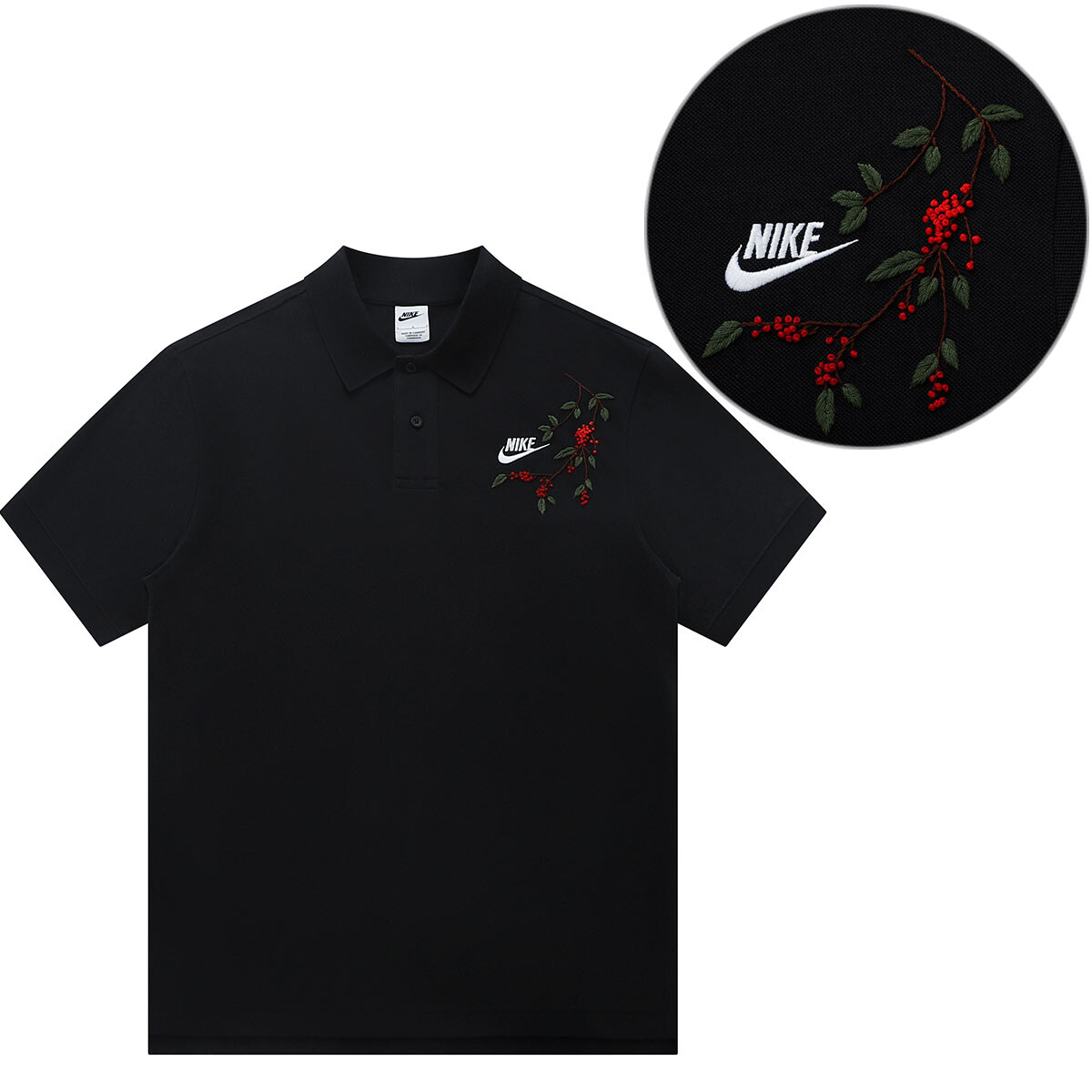 

Рубашка-поло унисекс Nike, цвет Black