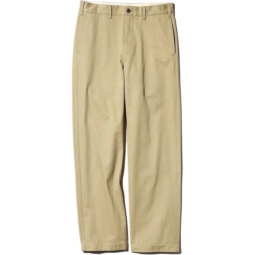 UNIQLO Брюки Casual SS26 мужские Camel умеренно прямого кроя