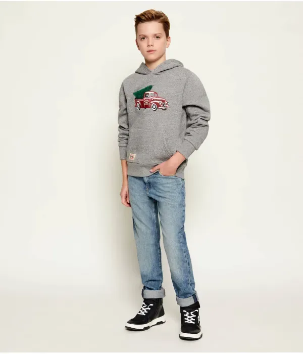 Толстовка regular fit Polo Ralph Lauren, серый — фото 2