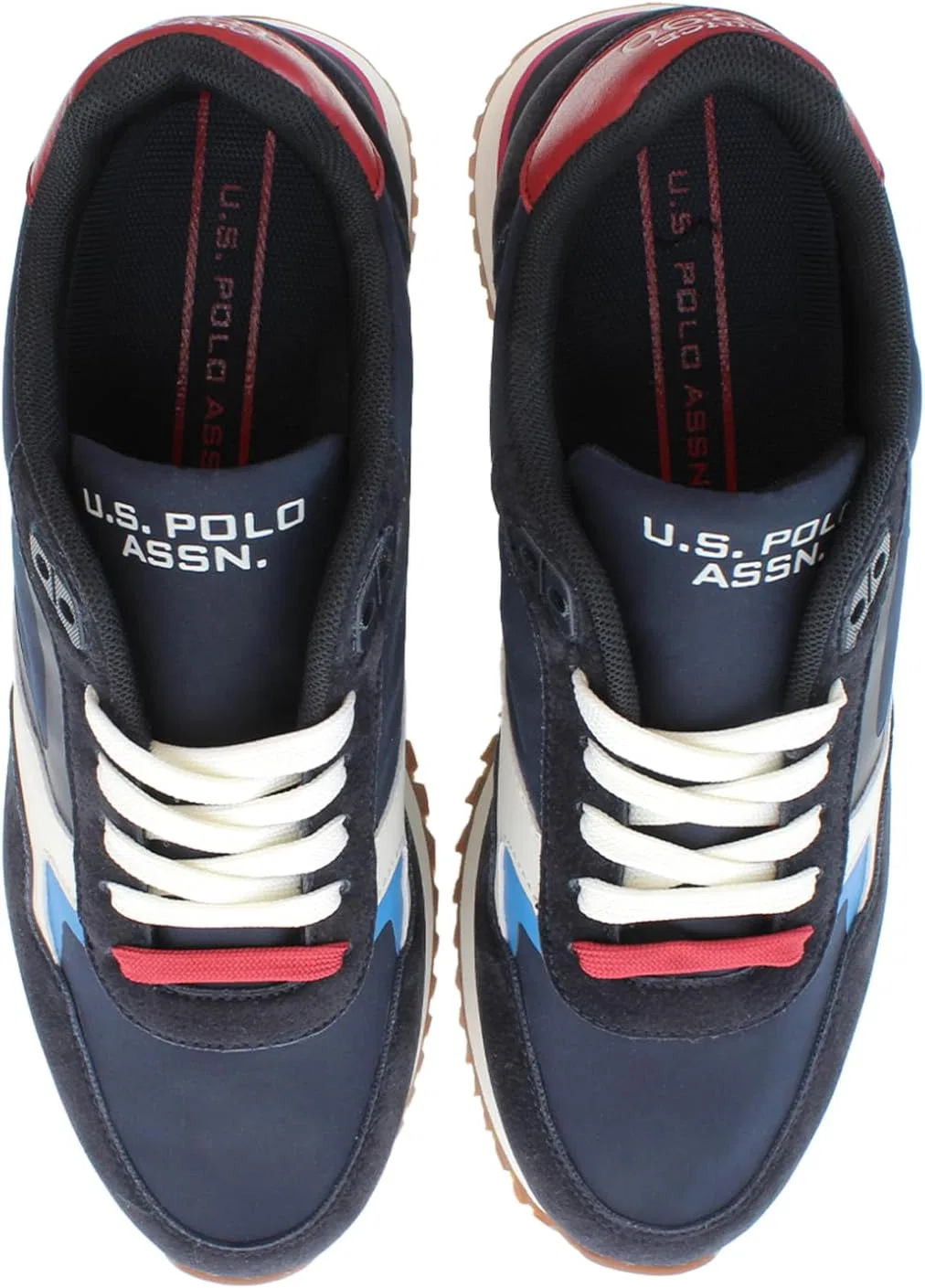 Мужские синтетические кроссовки US Polo Assn. JUSTIN001M4NH1 U.S.POLO ASSN., Blue — фото 2