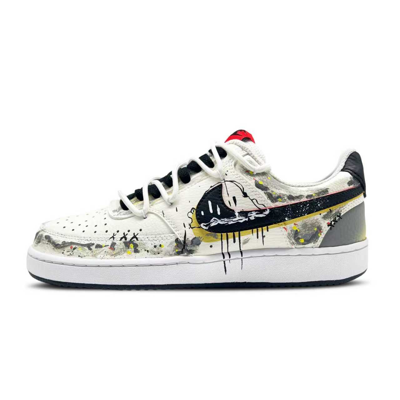 

Nike Кроссовки для скейтбординга Court Vision 1 Shadow Coverage Low, мужские, серо-белые