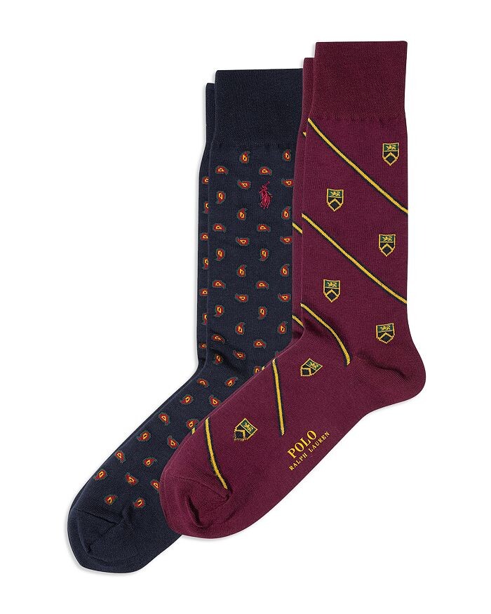

Носки Polo Ralph Lauren Foulard Club, 2 шт, мультиколор
