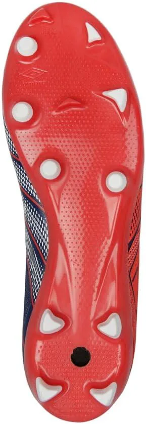 Футбольные бутсы Umbro Men's Velocita Elixir Premier FG, красный/белый/синий — фото 2