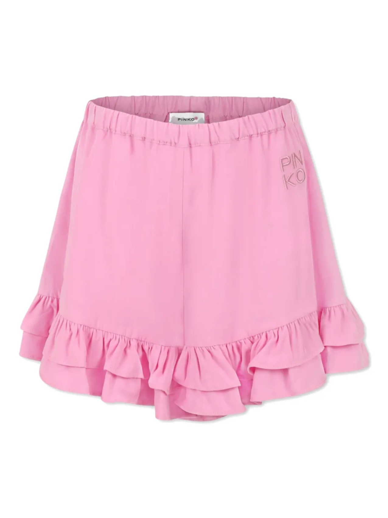 

Шорты Pinko Kids с вышитым логотипом, розовый