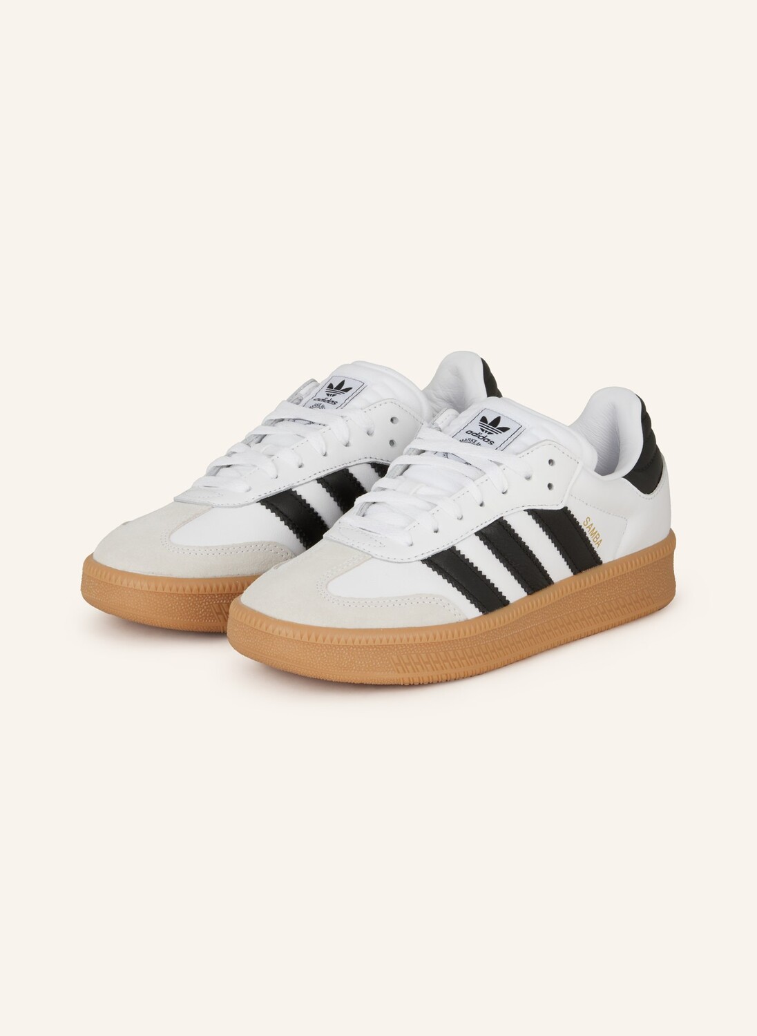 Кроссовки самба xlg Adidas Originals, белый