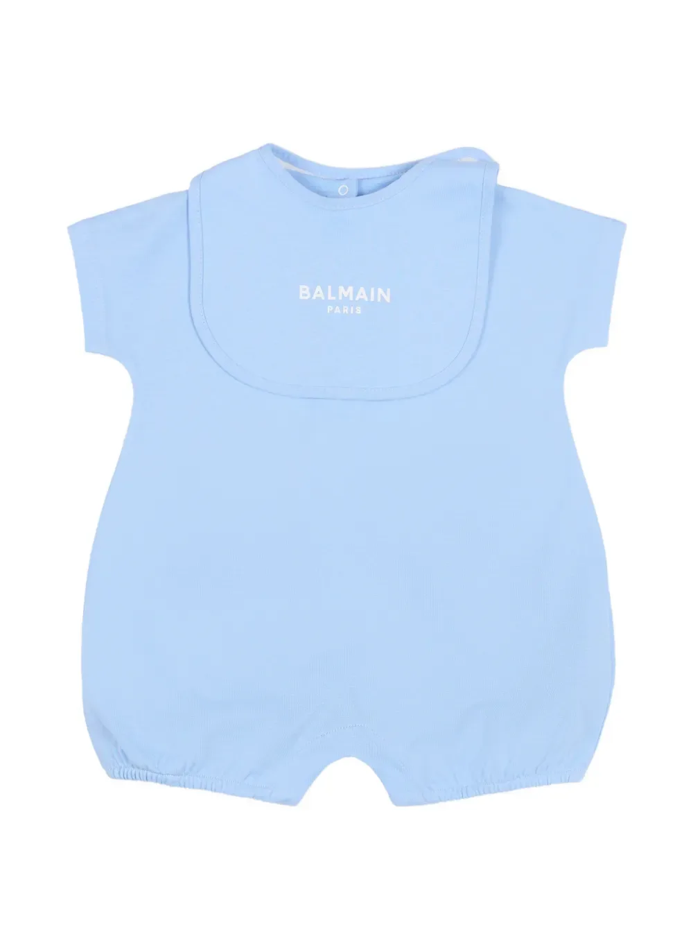 Комплект ромпер с логотипом Balmain Kids, синий