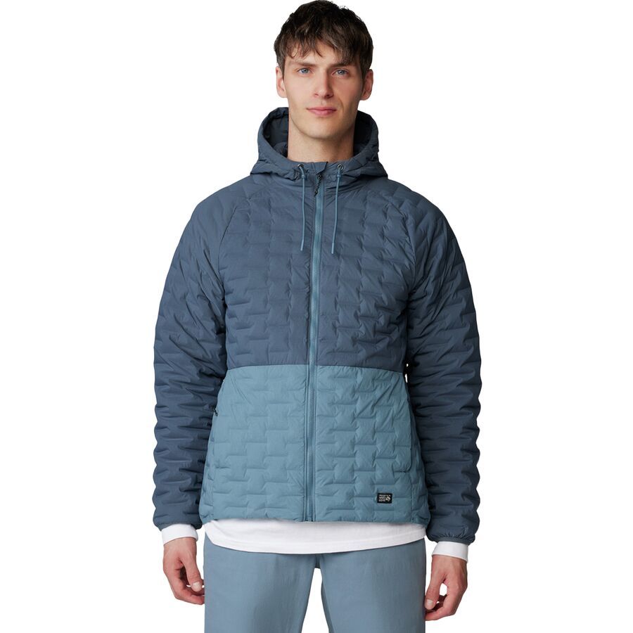 

Куртка Mountain Hardwear Stretchdown Light Full-Zip Hooded Mountain Hardwear, Montauk Blue/Asiatic Blue
