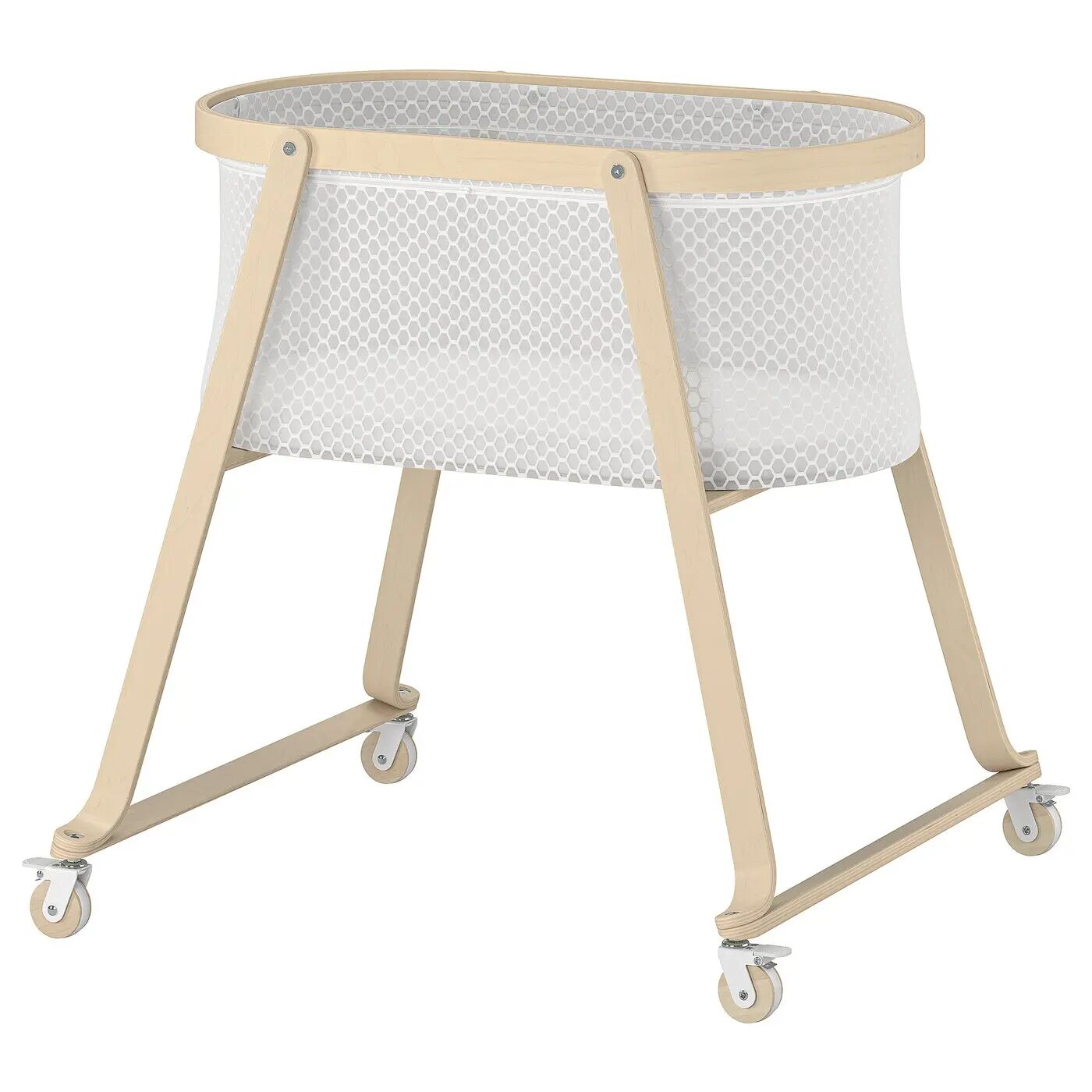 

Люлька с матрасом ÄLSKVÄRD IKEA, 40x73 см, цвет birch
