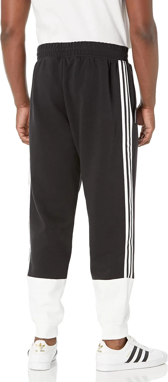 Мужские флисовые спортивные брюки Adidas Originals Superstar, черно-белый — фото 2