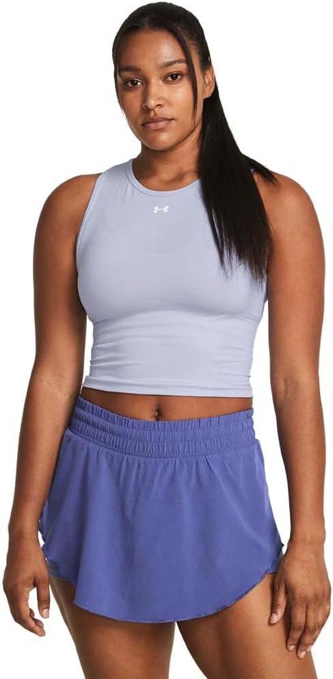 

Under Armour Unisex-Adult Women's Ua Train Seamless Tank, Celeste/White, Белый, Under Armour Unisex-Adult Women's Ua Train Seamless Tank, Celeste/White