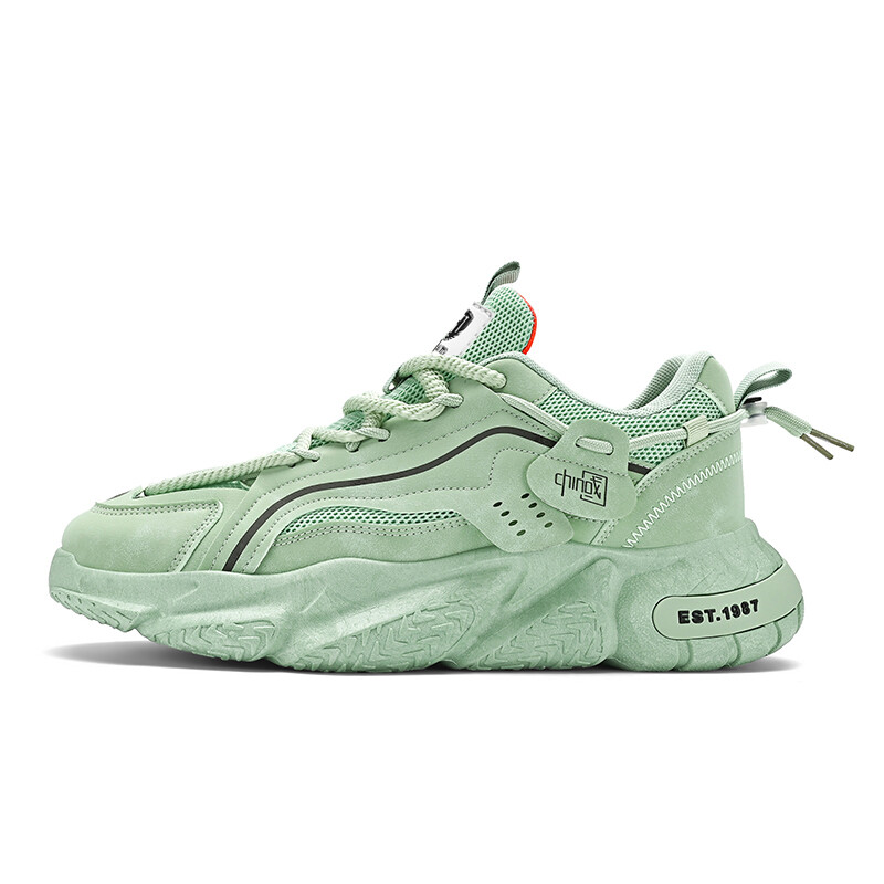 

Кроссовки HACKBUTEER Chunky Sneakers Unisex Low-top, зеленый