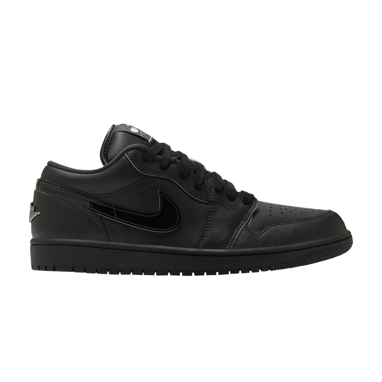 

Кроссовки Air Jordan 1 Low SE 'Black Cat Mascot', черный