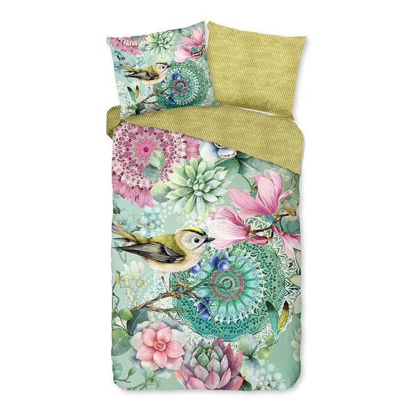 

Комплект постельного белья HIP Xabine, 140x2x240 см цвет mint green