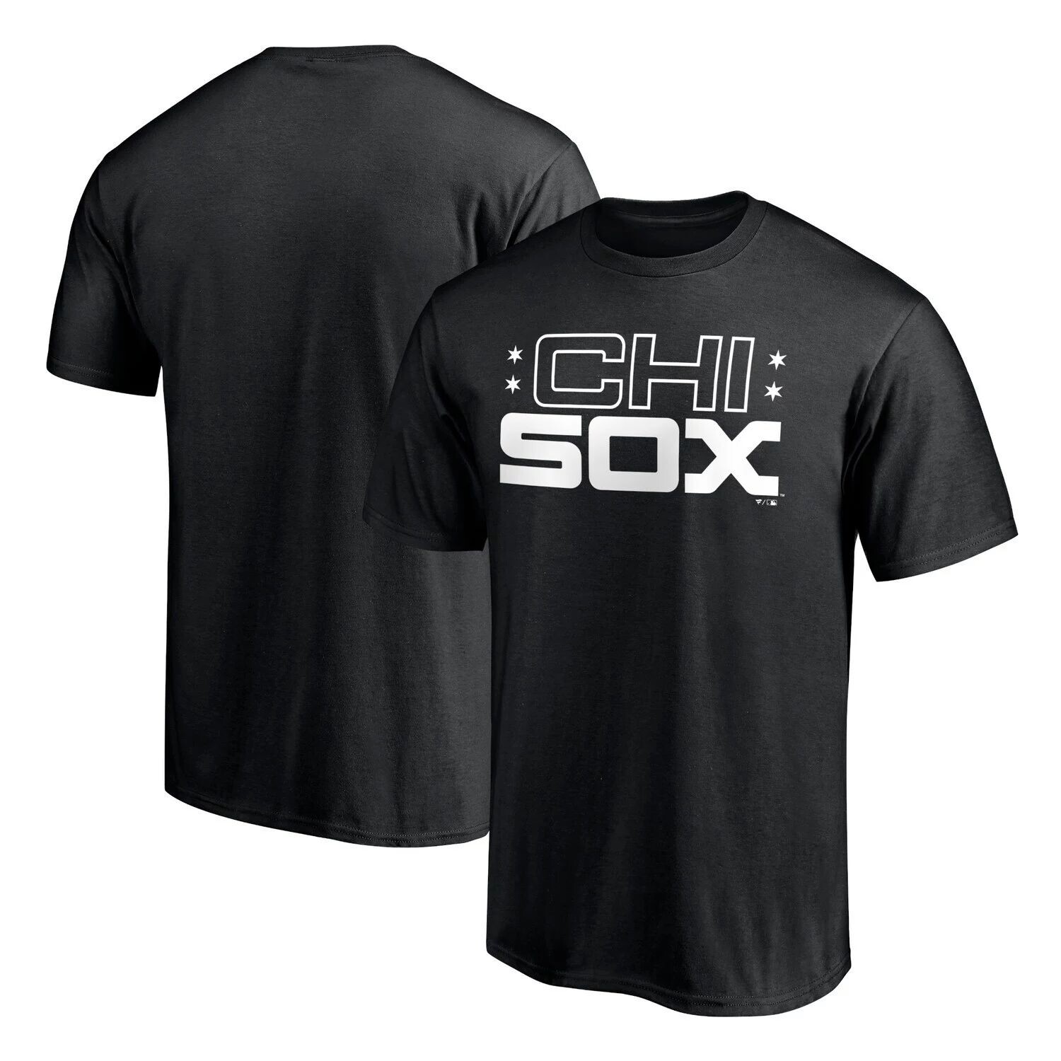 

Мужская черная футболка с логотипом Fanatics Chicago White Sox Chi Sox Hometown Collection, Черный, Мужская черная футболка с логотипом Fanatics Chicago White Sox Chi Sox Hometown Collection