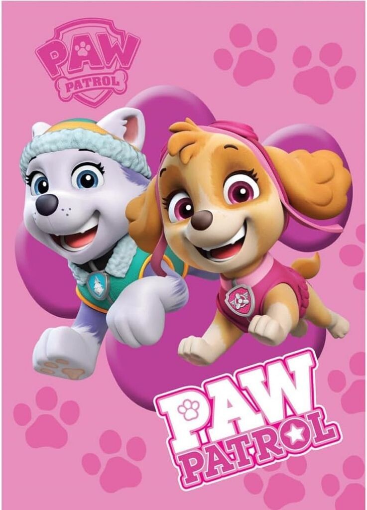 

Флисовый плед Paw Patrol Пик-а-бу! - 100х140см BrandMac, розовый