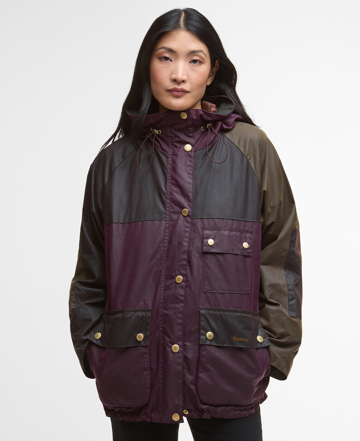 

Вощеная куртка Barbour Keeley, Merlot/Rustic/Beech/Muted Tartan