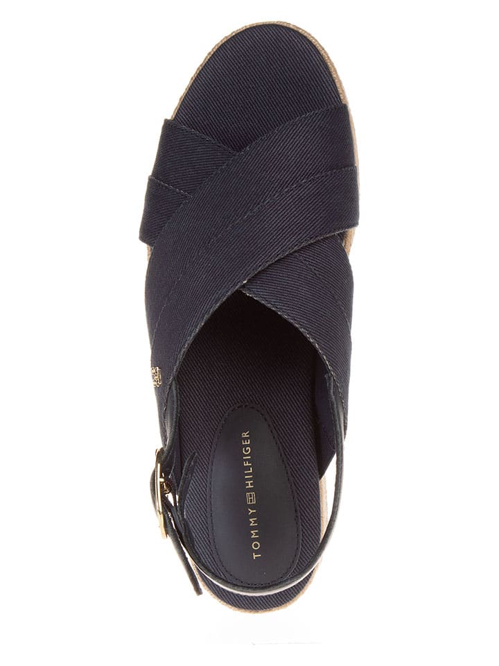 Сандалии на плоской подошве Tommy Hilfiger Shoes, черный — фото 4