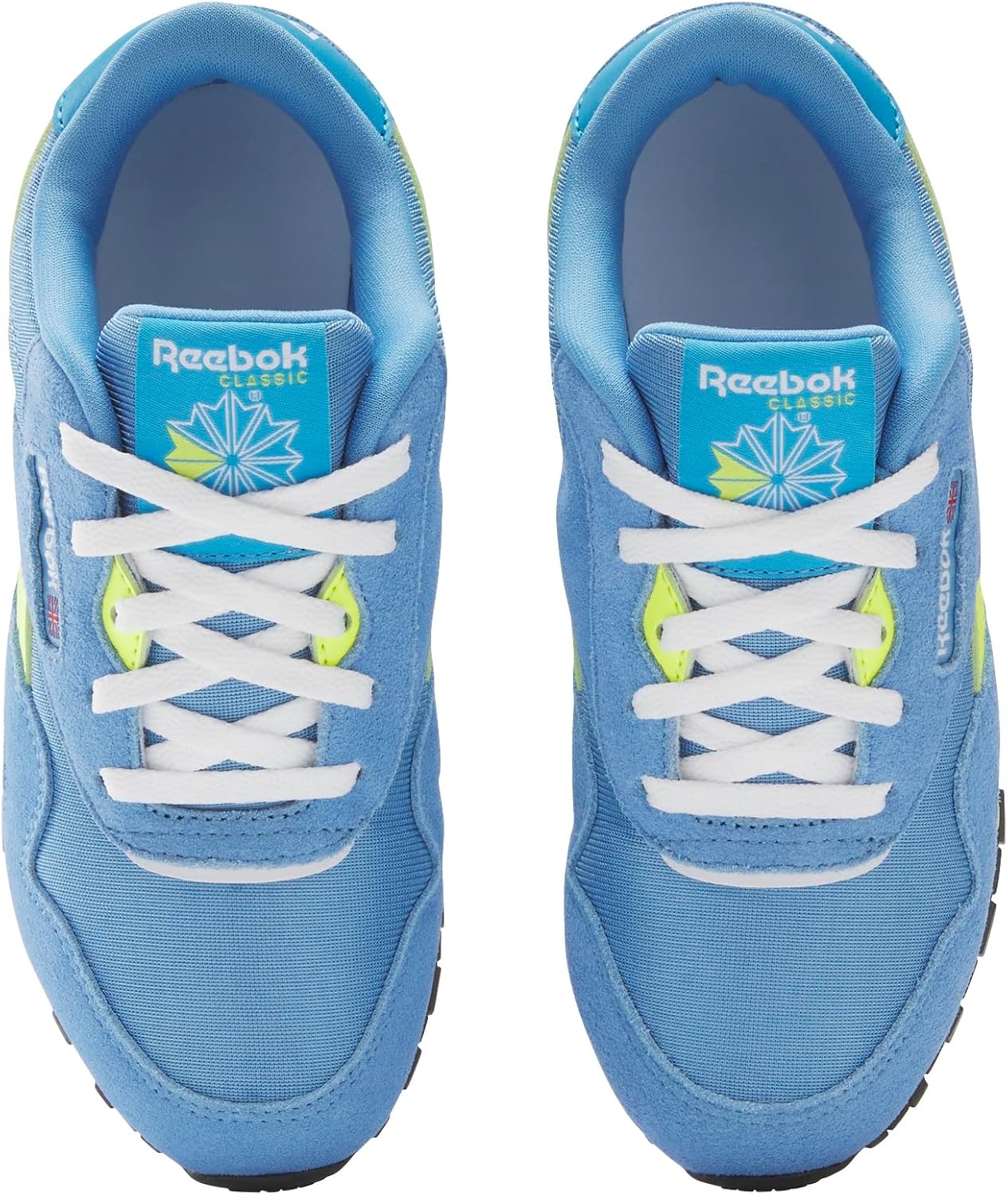 Кроссовки Reebok Classic Nylon (Little Kid), белый/синий — фото 3
