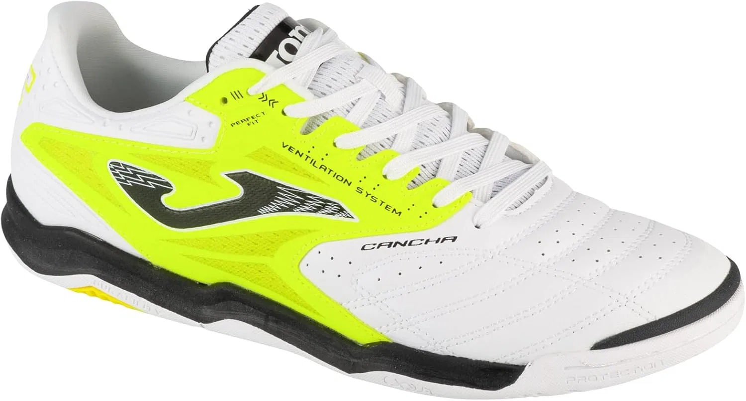 Мужские кроссовки для газона Joma Cancha 2532 TF CANS2532IN, белые/желтые