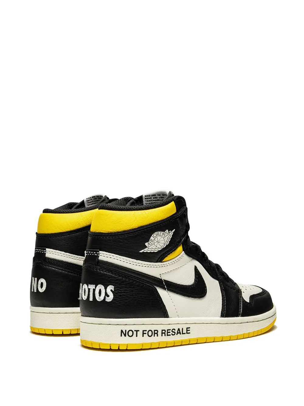 Кроссовки Air Jordan 1 Retro High OG NRG, черный — фото 3