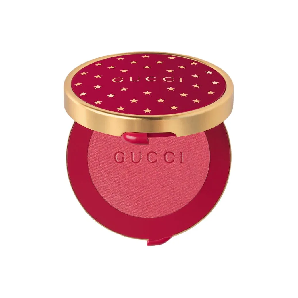 GUCCI Румяна Admiring Starry Motion, рождественская лимитированная серия, легко растушевываются, натуральные оттенки #10 #11, #10 Soft Peach — фото 4
