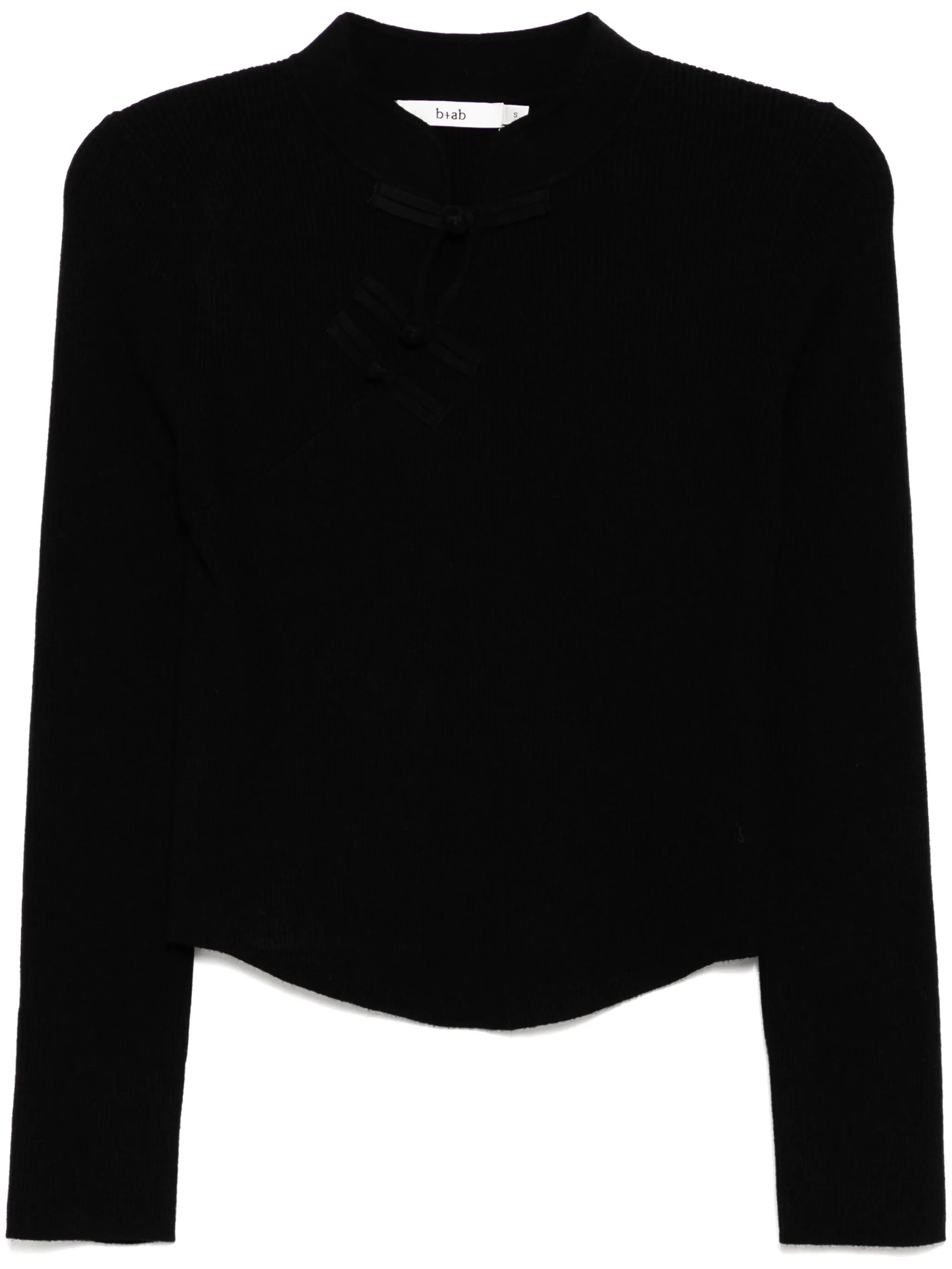 

Топ Pankou в рубчик B+Ab, черный